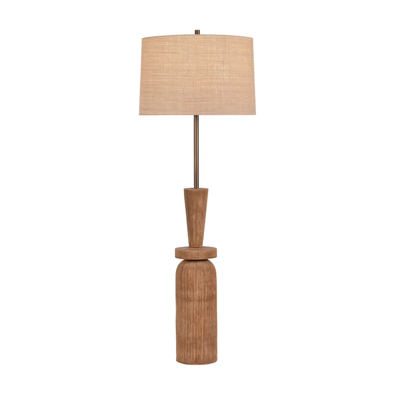 Kinloch 1-Light Floor Lamp in Bronze Leaf 24W x 64H — Foundry Lighting LED General Lighting 24.0W 