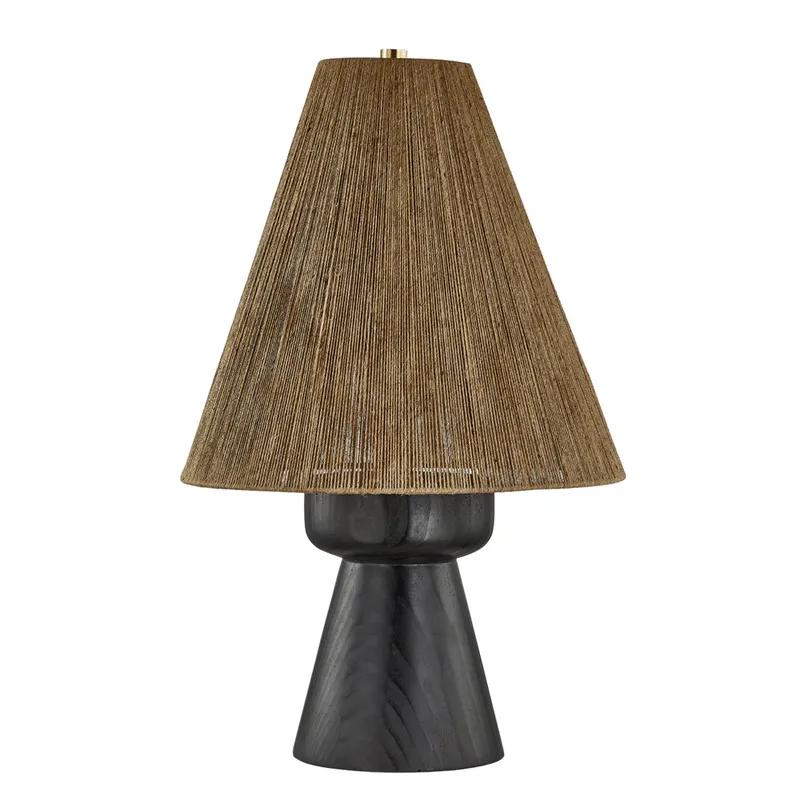 Mannsville 1-Light Table Lamp in Aged Brass 17.5W x 27.25H — Foundry Lighting LED General Lighting 17.5W 