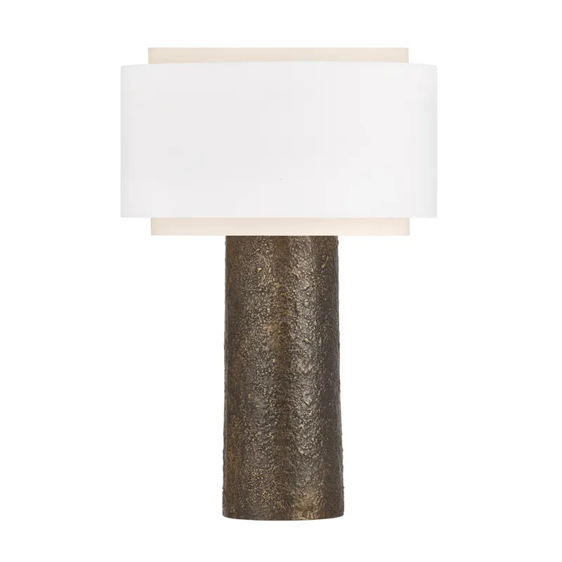 Ashburton 1-Light Table Lamp in Bronze 21W x 31.5H — Foundry Lighting LED General Lighting 21.0W 