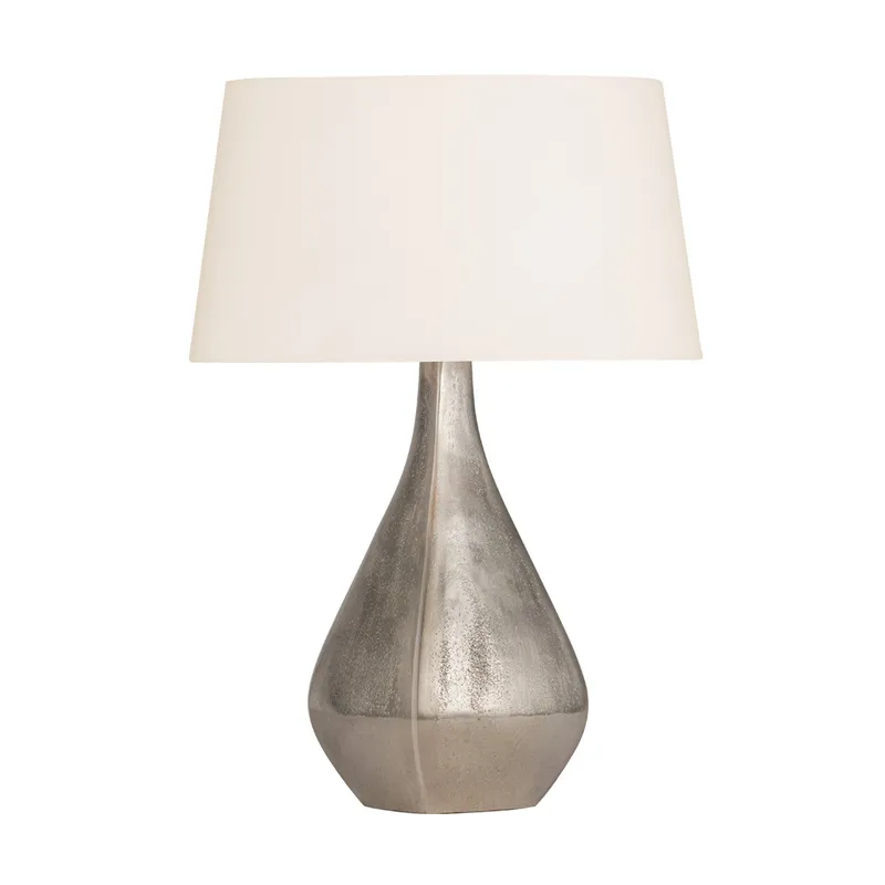 Fieldston 1-Light Table Lamp in Warm Silver 20W x 28.5H — Foundry Lighting LED General Lighting 20.0W 