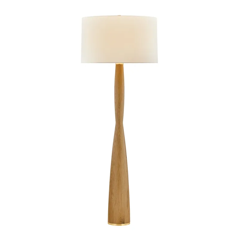 Somers Chase 1-Light Floor Lamp in Aged Brass 24W x 65.75H — Foundry Lighting LED General Lighting 24.0W 