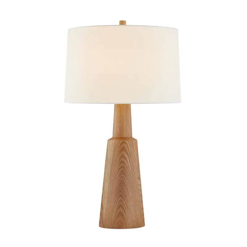 Dennis 1-Light Table Lamp in Aged Brass 17W x 30.5H — Foundry Lighting LED General Lighting 17.0W 
