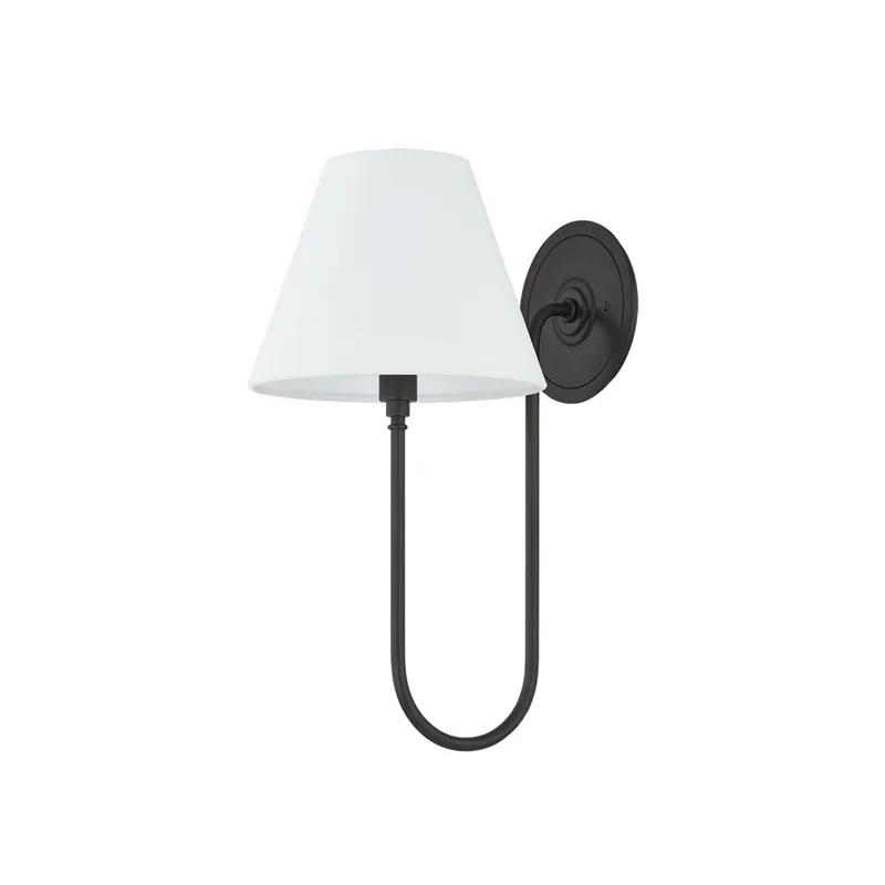 Hawthorne 1-Light Wall Sconce in Distressed Bronze by Mark D. Sikes 7.75W x 15H — Foundry Lighting LED Wall Lights 75.0W 