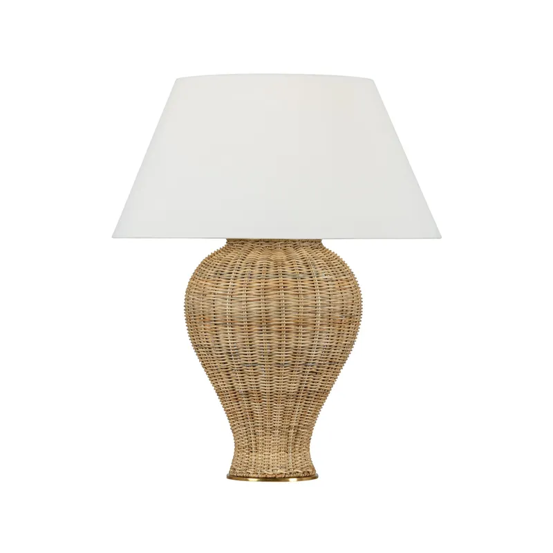 Chatsworth 1-Light Table Lamp in Aged Brass by Mark D. Sikes 24W x 29.5H — Foundry Lighting LED General Lighting 24.0W 