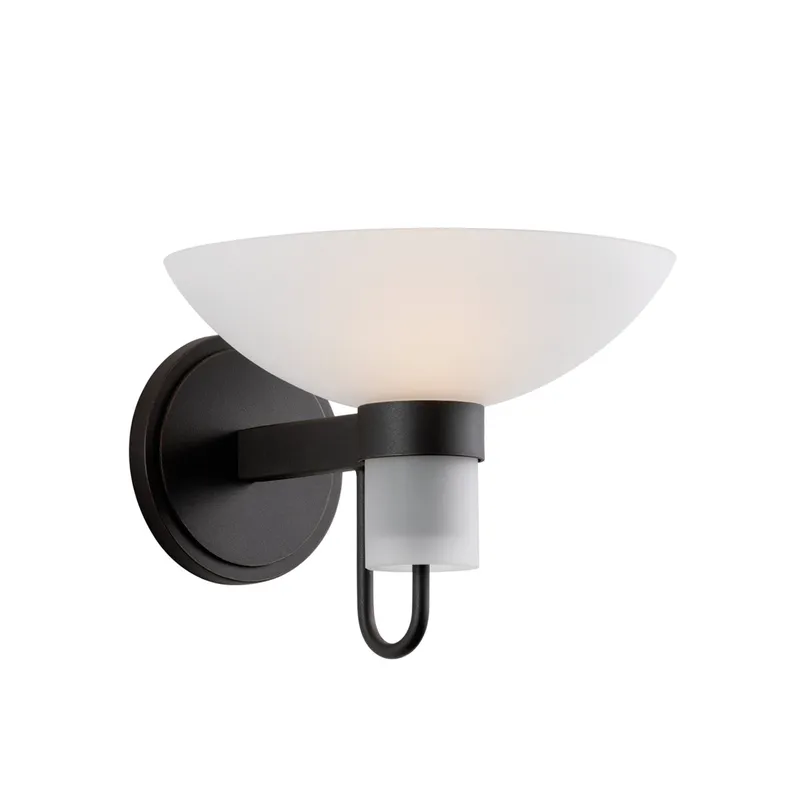 Arturo 1-Light Wall Sconce in Textured Bronze W/ Hl 9.5W x 8H — Foundry Lighting LED Wall Lights 9.5W 