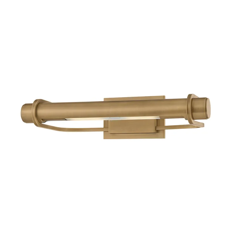 Caspian 2-Light Picture Light in Patina Brass 7.75L x 18.25W x 4.25H — Foundry Lighting LED General Lighting 25.0W 
