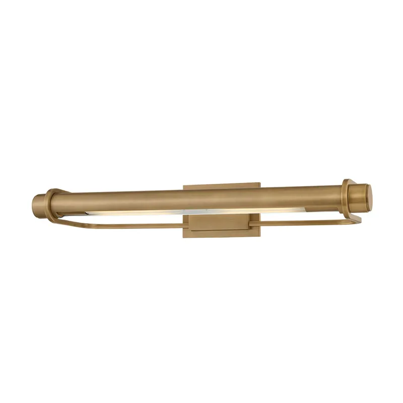 Caspian 2-Light Picture Light in Patina Brass 7.75L x 26W x 4.25H — Foundry Lighting LED General Lighting 26.0W 