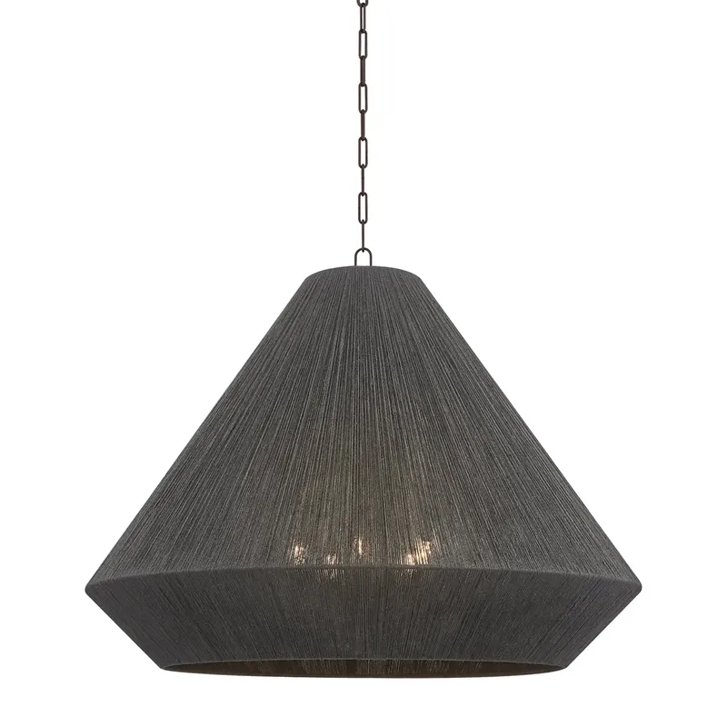 Keats 5-Light Pendant in Bronze 40W x 31.5H — Foundry Lighting LED Pendant Lights 40.0W 