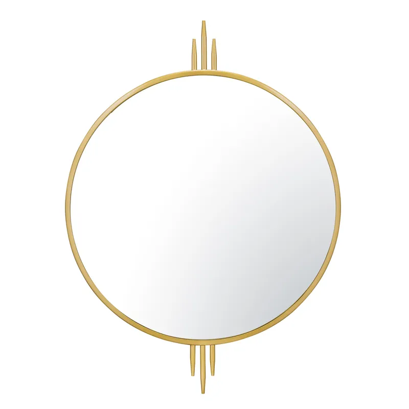 Propaganda 30x41 Wall Mirror - Gold — Varaluz Lighting LED Wall Lights  