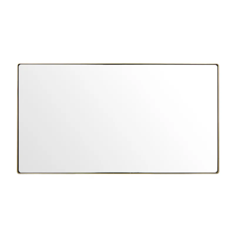 Kye 22x40 Rounded Rectangular Wall Mirror - Gold — Varaluz Lighting LED Wall Lights  