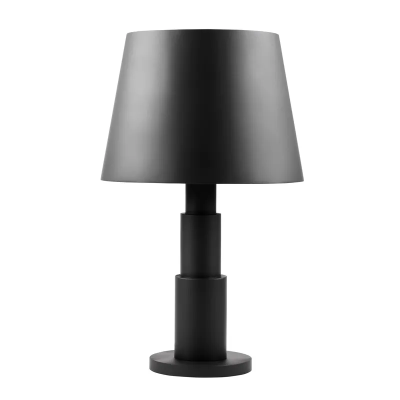 Giustino 3 Light Table Lamp - Matte Black — Varaluz Lighting LED Temporary & Work Lights  