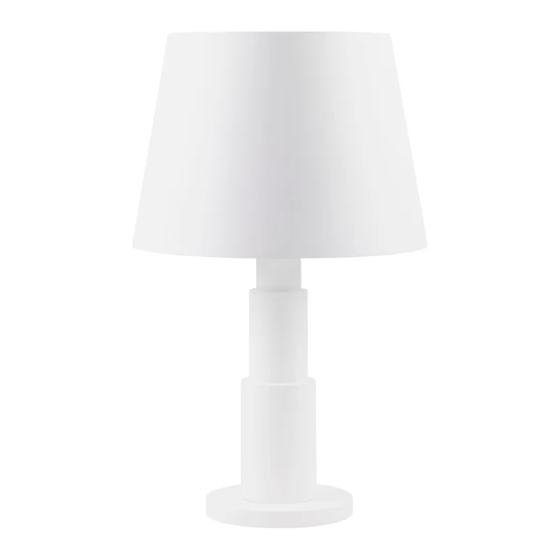 Giustino 3 Light Table Lamp - Matte White — Varaluz Lighting LED Temporary & Work Lights  