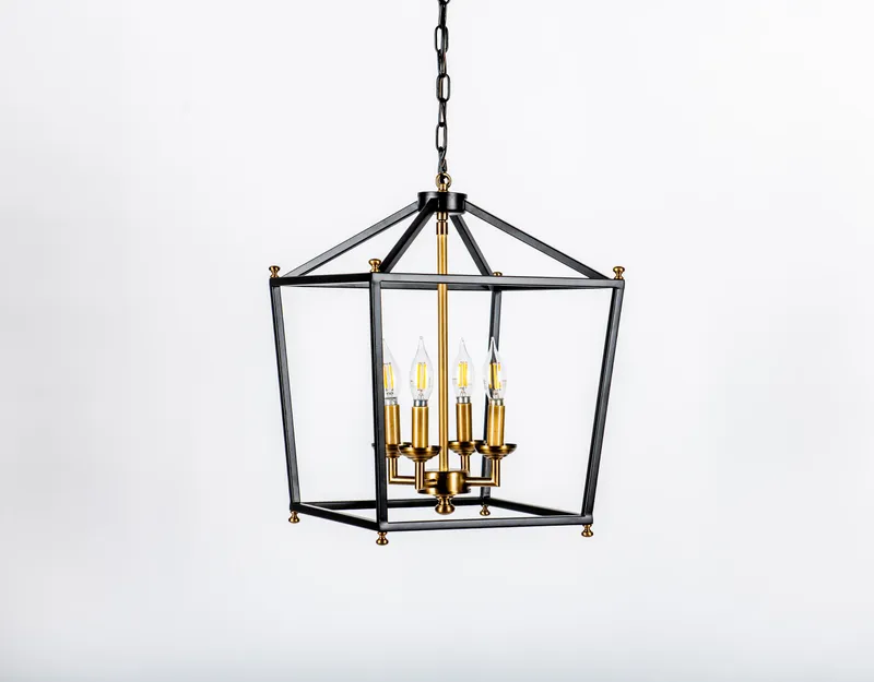 Gridlock 4 Light Pendant - Heritage Black/Antique Bronze — Varaluz Lighting LED Landscape Lights  