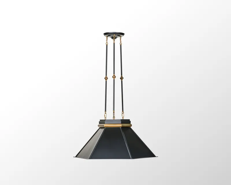 Mood Swings 1 Light Hexagonal Pendant - Heritage Black/Heritage Bronze — Varaluz Lighting LED Landscape Lights  