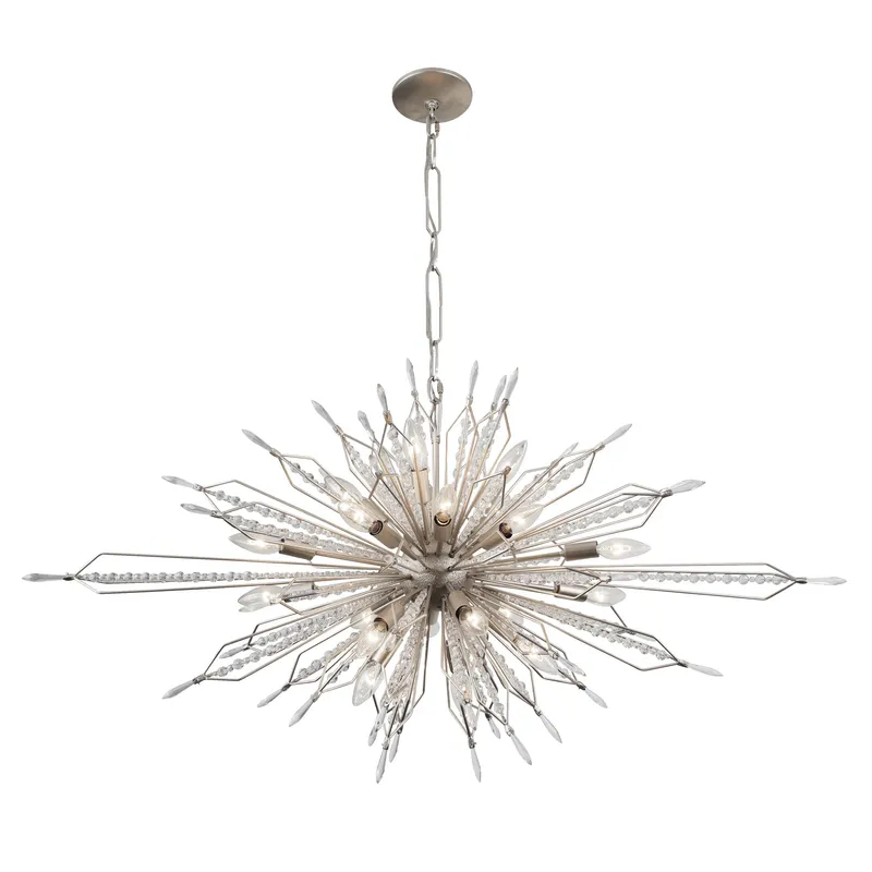 Orbital 20Light Oval Linear Pendant - Gold Dust — Varaluz Lighting LED Linear Lights  