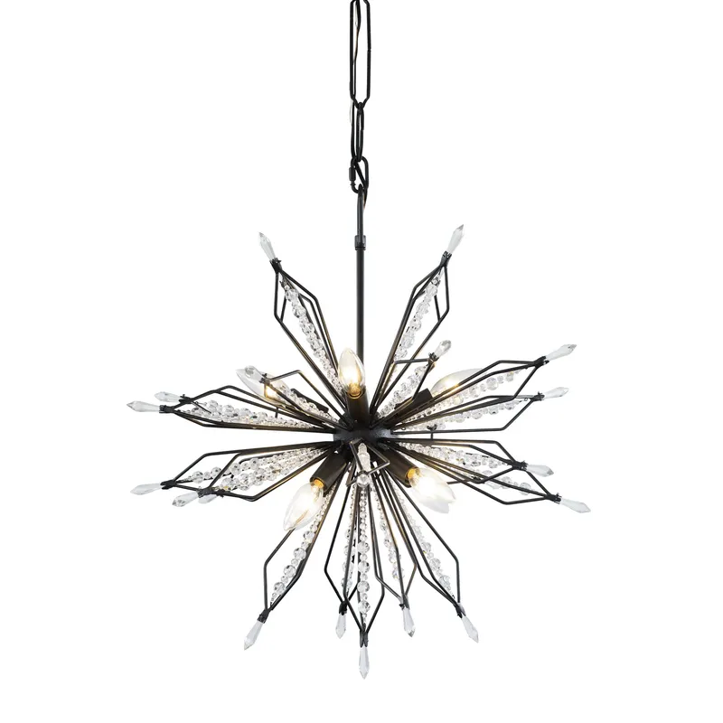 Orbital 8 Light Small Pendant - Carbon — Varaluz Lighting LED Landscape Lights  
