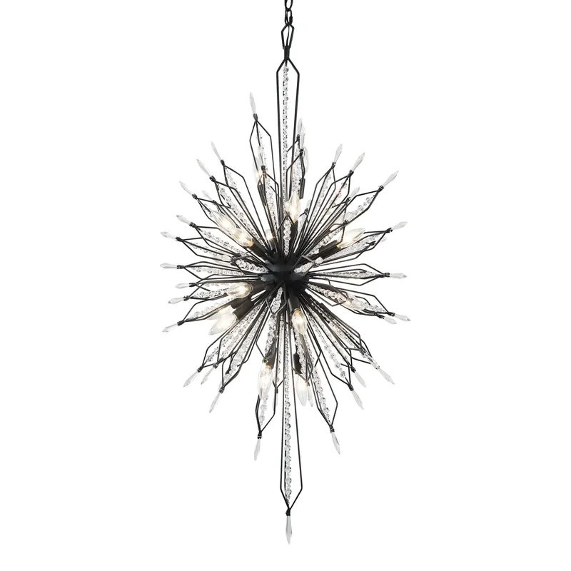 Orbital 20Light Foyer - Carbon — Varaluz Lighting LED Smart & Connected Lighting  