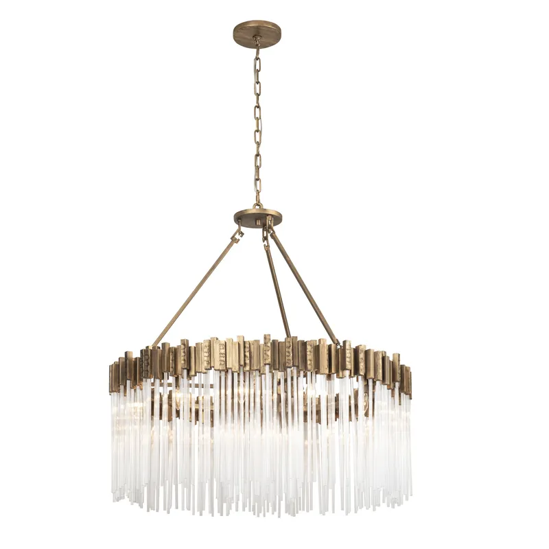 Matrix 12 Light Pendant - Havana Gold — Varaluz Lighting LED Landscape Lights  