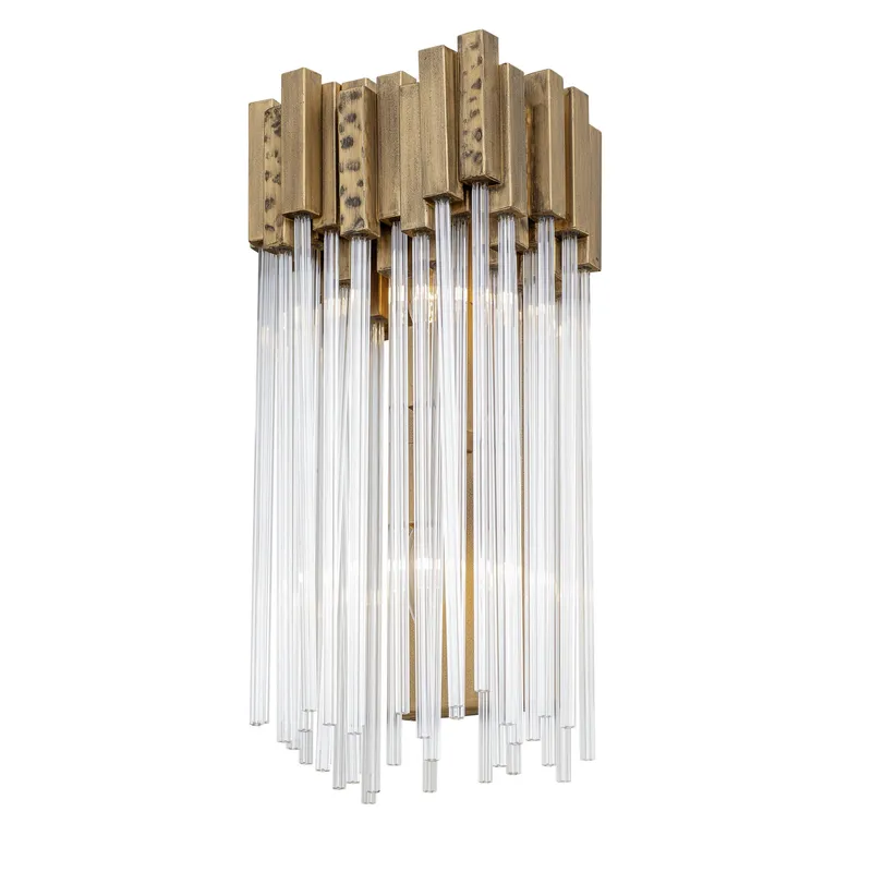 Matrix 2 Light Sconce - Havana Gold — Varaluz Lighting LED Wall Lights  