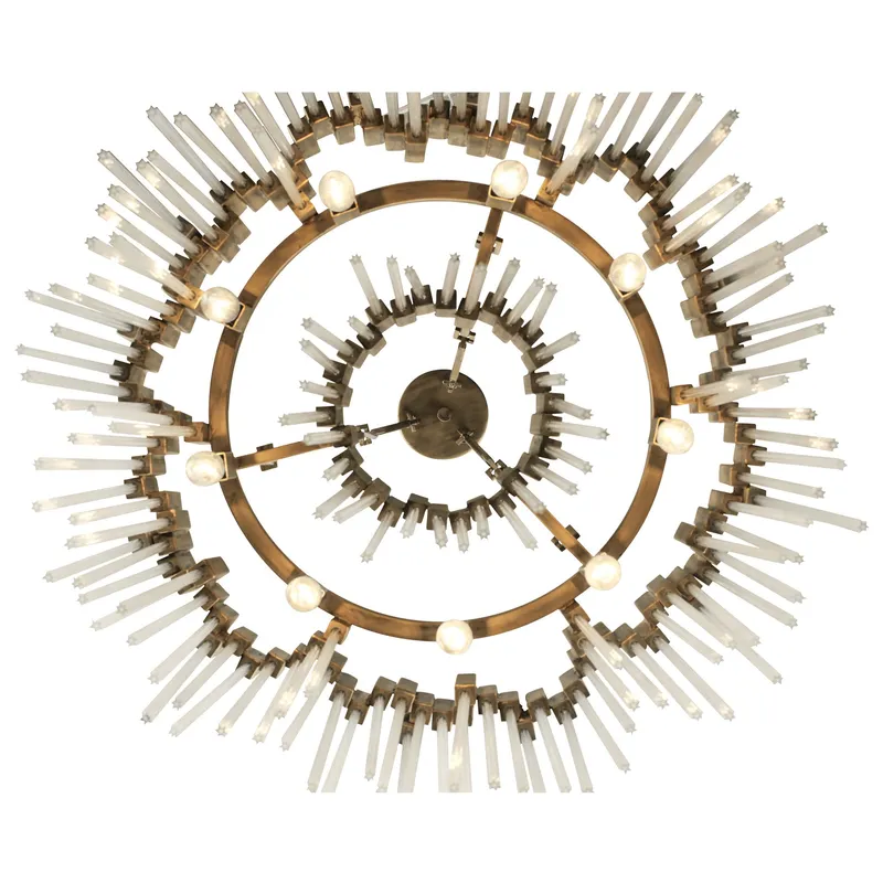 Matrix 9 Light Pendant - Havana Gold — Varaluz Lighting LED Landscape Lights  