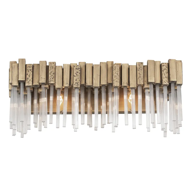 Matrix 2 Light Bath - Havana Gold — Varaluz Lighting LED Smart & Connected Lighting  