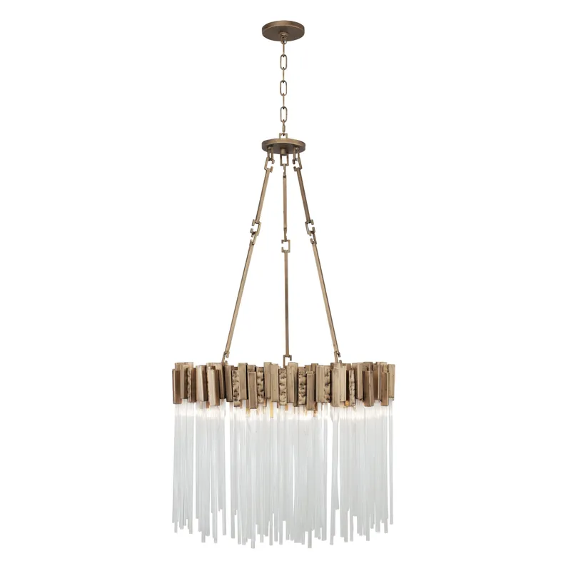 Matrix 6 Light Pendant - Havana Gold — Varaluz Lighting LED Landscape Lights  