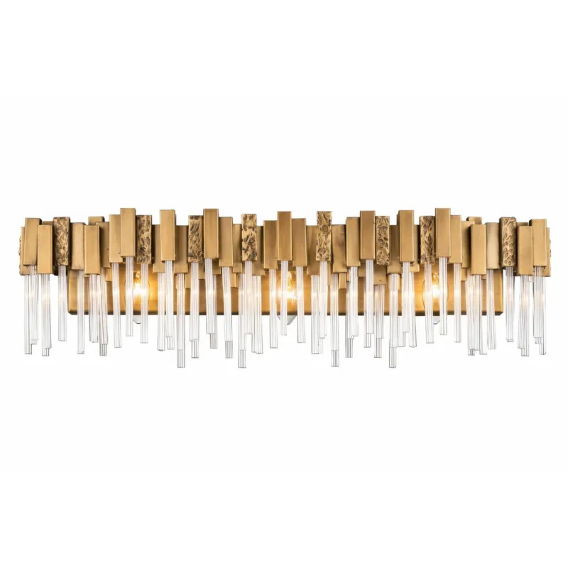 Matrix 3 Light Bath - Havana Gold — Varaluz Lighting LED Smart & Connected Lighting  