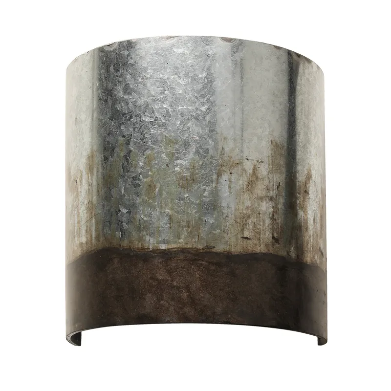 Cannery 1 Light Sconce - Ombre Galvanized — Varaluz Lighting LED Wall Lights  