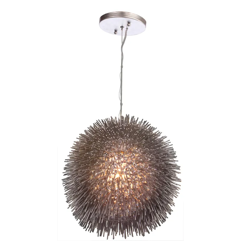 Urchin 1 Light Pendant - Painted Chrome — Varaluz Lighting LED Landscape Lights  