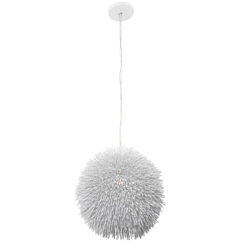 Urchin 1 Light Pendant - White — Varaluz Lighting LED Landscape Lights  