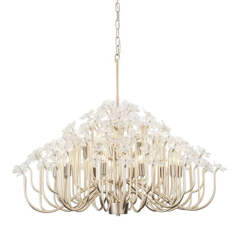 Wildflower 15 Light Chandelier - Gold Dust/Artifact — Varaluz Lighting LED Landscape Lights  