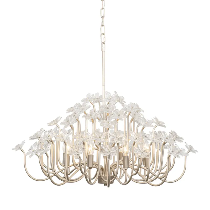 Wildflower 8 Light Chandelier - Gold Dust/Artifact — Varaluz Lighting LED Landscape Lights  