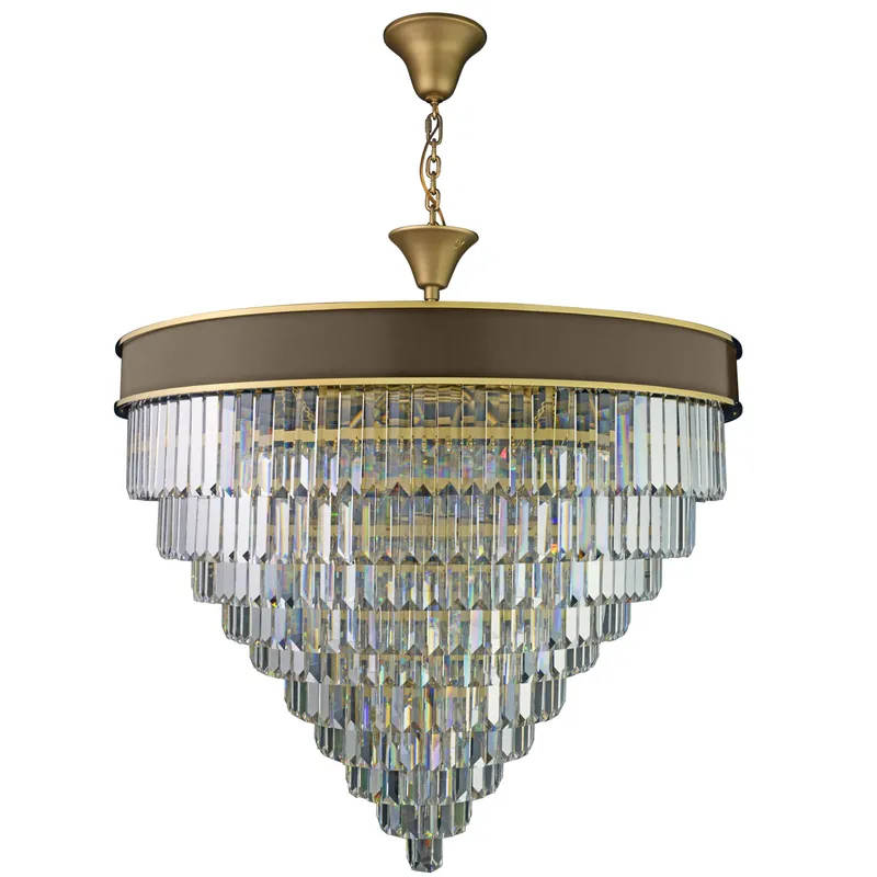 Strata 25 Light Dimmable Pendant Chandelier - Espresso Brown, Polished Gold and Satin Gold — Varaluz Lighting LED Landscape Lights  