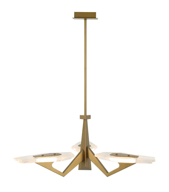 Down the Wrong Path 3 Light Pendant - Brass Kisser — Varaluz Lighting LED Landscape Lights  