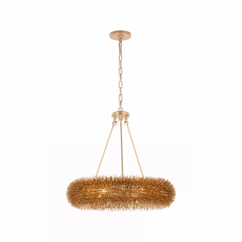 Urchin 6 Light Pendant - Gold — Varaluz Lighting LED Landscape Lights  