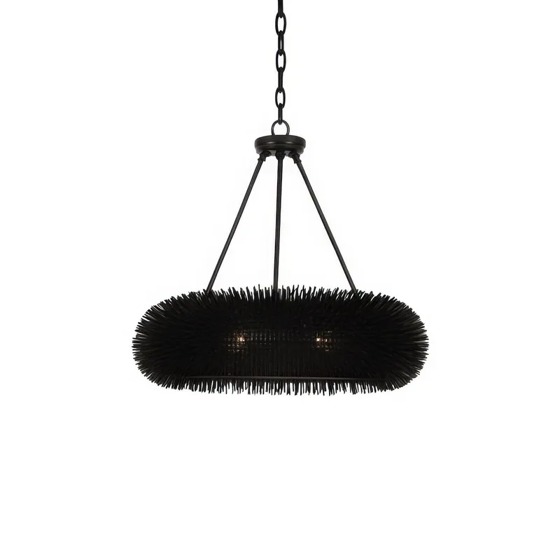 Urchin 6 Light Pendant - Black — Varaluz Lighting LED Landscape Lights  