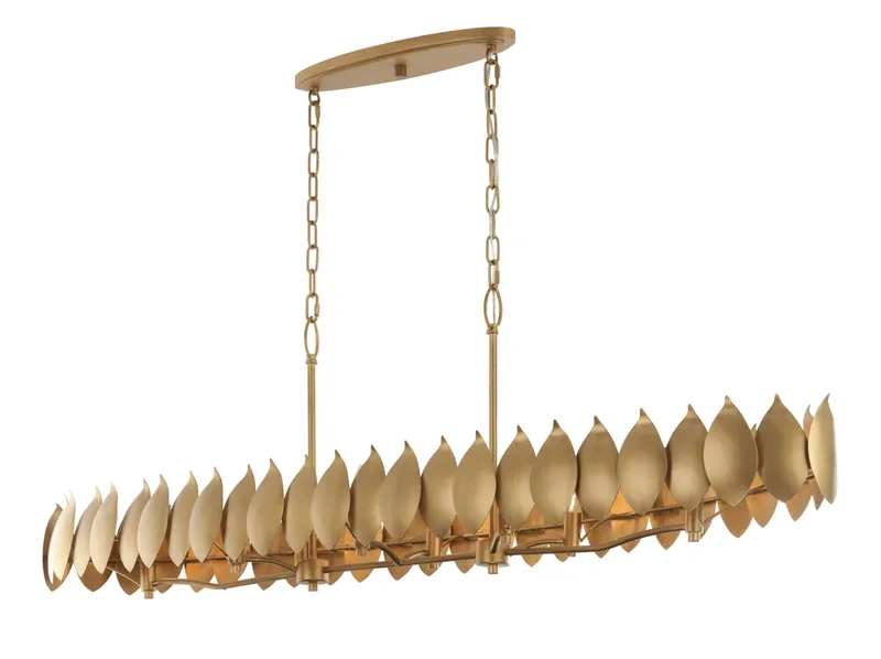 Petal Reign 8 Light Linear — Varaluz Lighting LED Linear Lights  