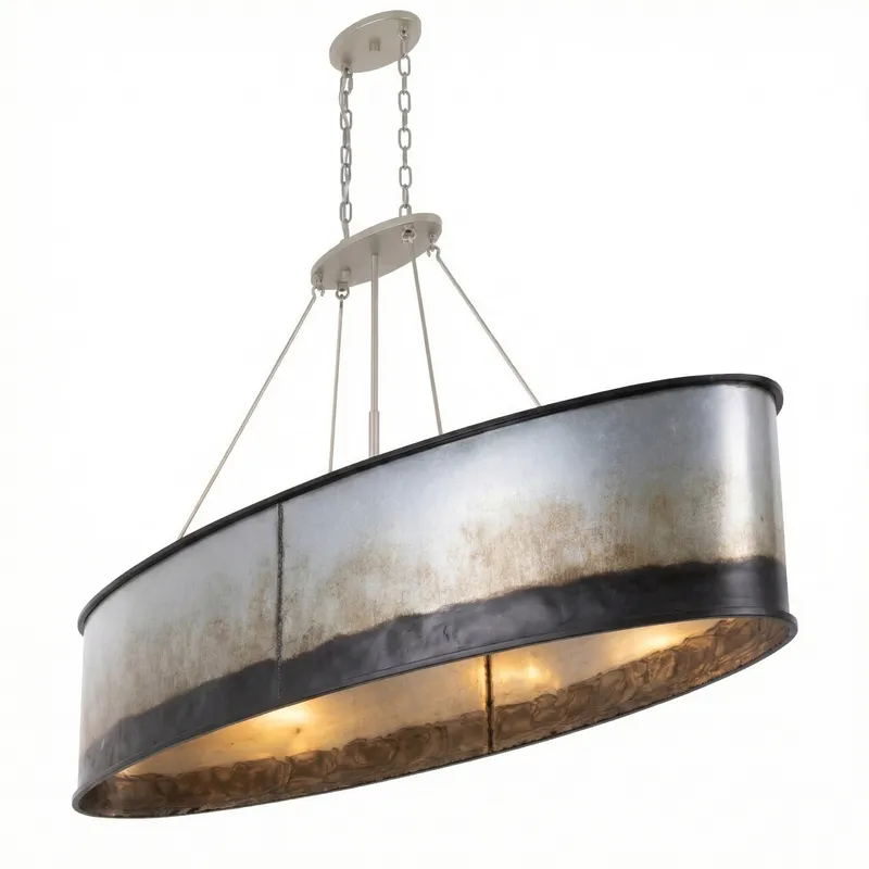 Cannery 7 Light Linear - Ombre Galvanized — Varaluz Lighting LED Linear Lights  