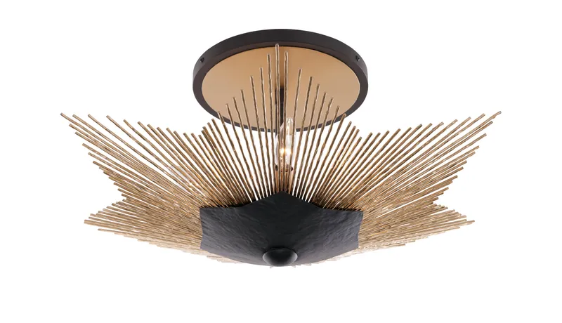 Aristocrat 3  Light Semi Flush — Varaluz Lighting LED Post Top Lights  