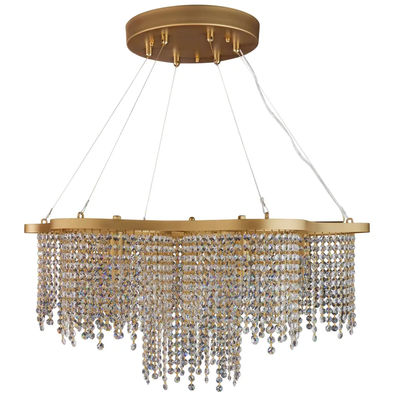 Deco Drippy 7 Light Dimmable Dining Pendant Chandelier — Varaluz Lighting LED Landscape Lights  