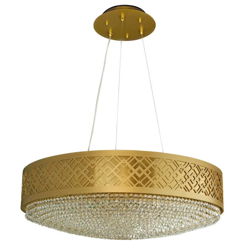 Gilded Stage 12 Light Dimmable Pendant Chandelier — Varaluz Lighting LED Landscape Lights  