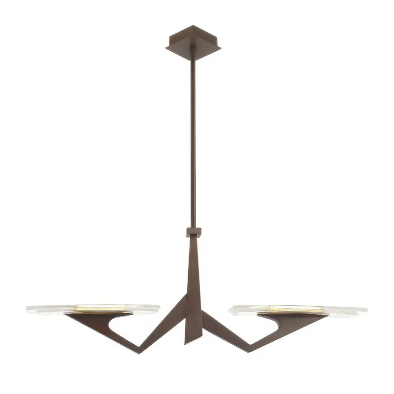 Down the Wrong Path 2 Light Large Linear - Brontourage — Varaluz Lighting LED Linear Lights  