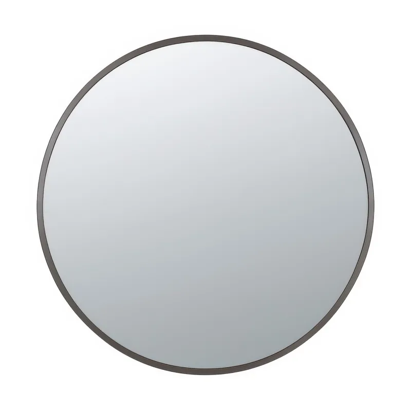 Cottage 30-in Round Mirror - Bronze — Varaluz Lighting LED Wall Lights  
