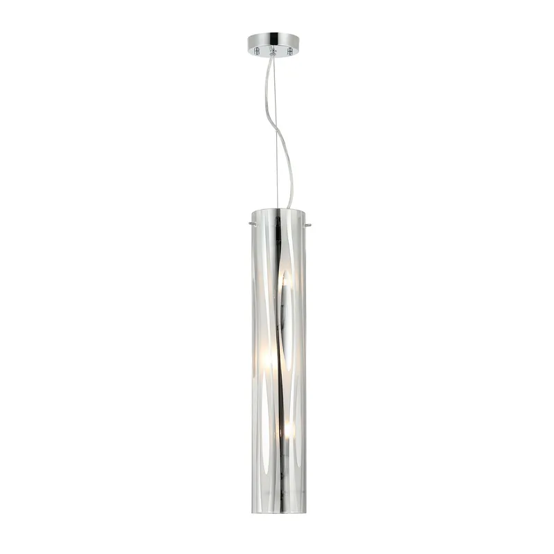 Chroman Empire 3 Light Tall Cylinder Pendant - Chrome — Varaluz Lighting LED Landscape Lights  