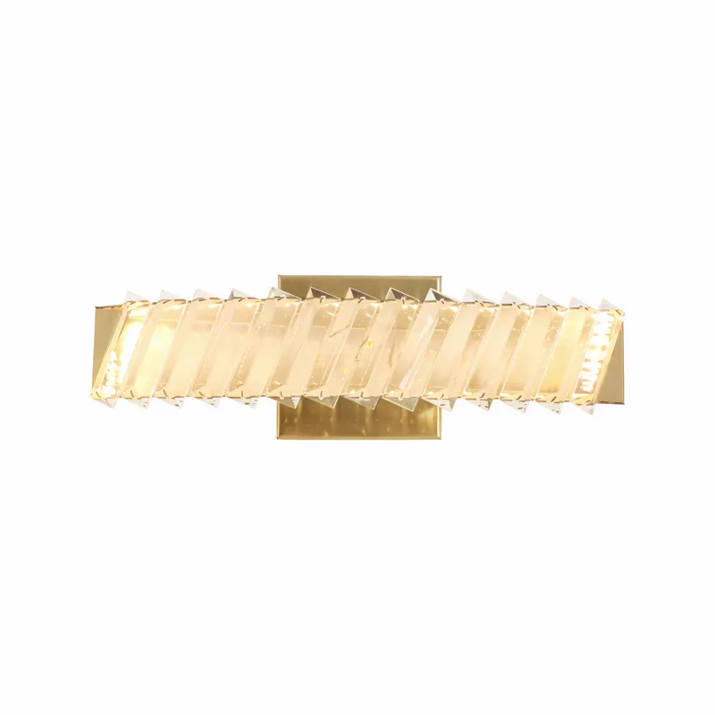 Golden Ratio 14 in LED Crystal Bath / Vanity / Wall Sconce — Varaluz Lighting LED Wall Lights  