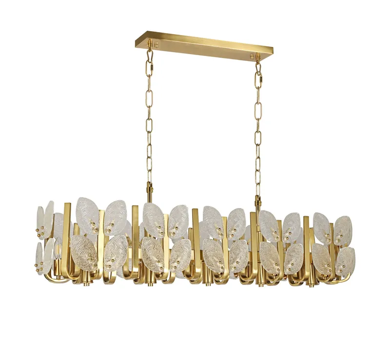 Brass Tax 12 Light Linear Chandelier — Varaluz Lighting LED Linear Lights  