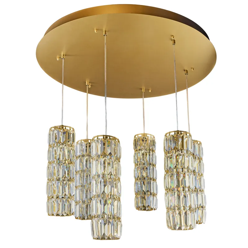 Golden Hour 6 Light Dimmable Round Cluster of Pendants — Varaluz Lighting LED Landscape Lights  