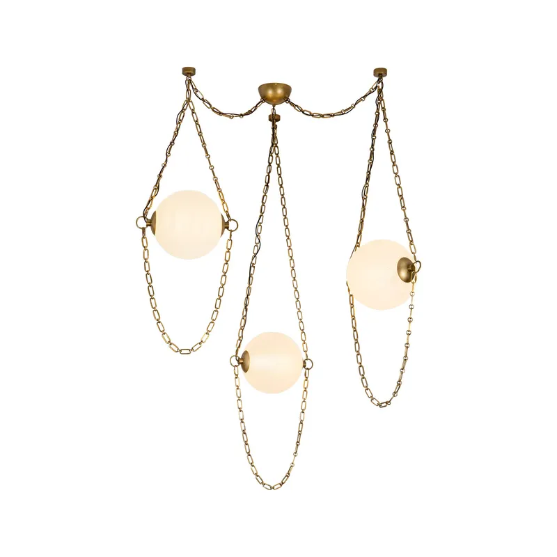 Petra 10-in 3-Head Chandelier — Kuzco Lighting LED Landscape Lights  