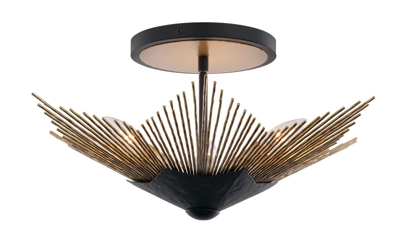 Aristocrat 4 Light Semi Flush — Varaluz Lighting LED Post Top Lights  