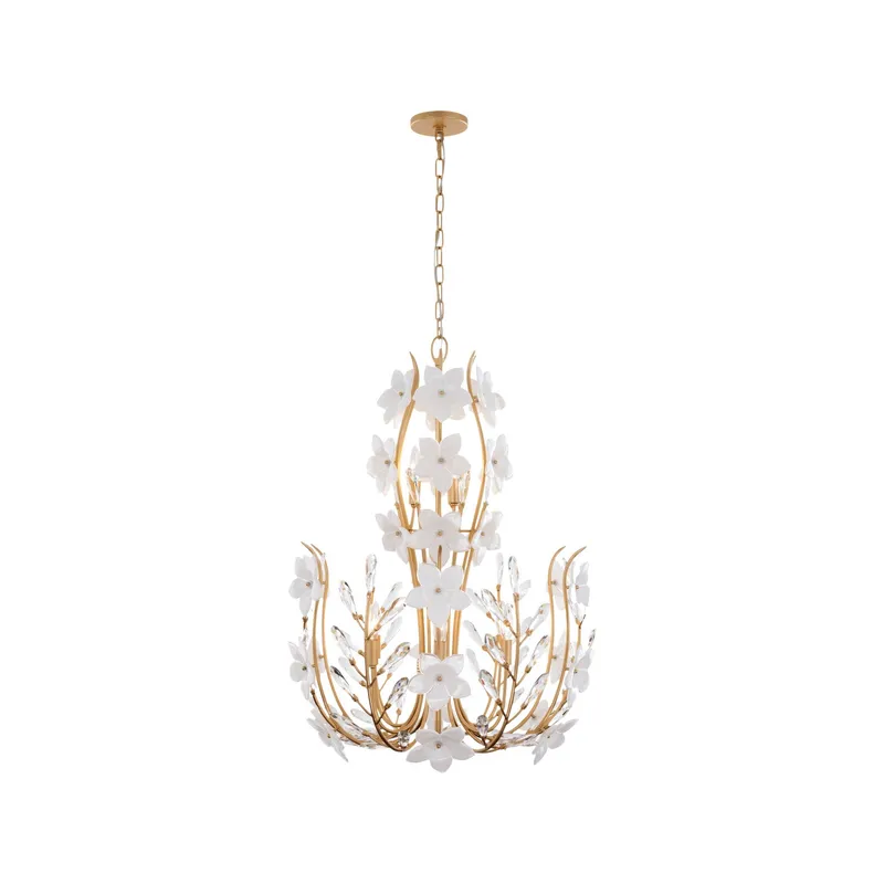 Petal Court 9 Light Chandelier — Varaluz Lighting LED Landscape Lights  